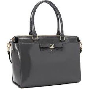 kate spade jeanne beacon court satchel in shadowgrey
